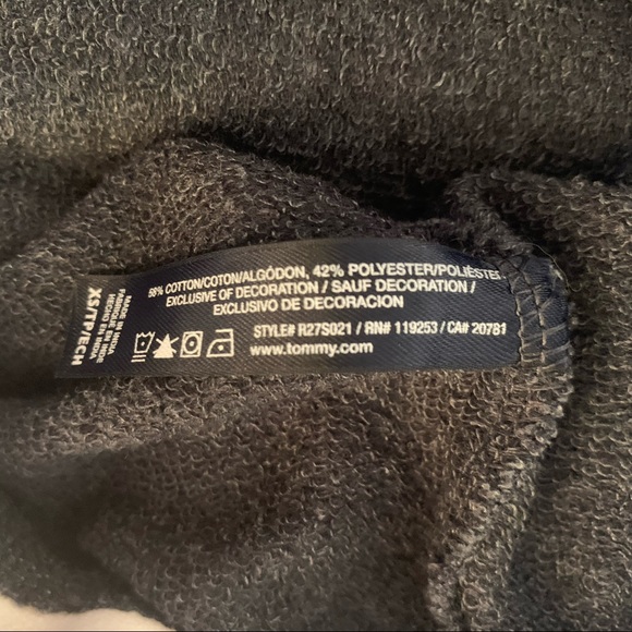 Tommy Hilfiger Cropped L/S Sweatshirt Hoodie - Picture 6 of 6